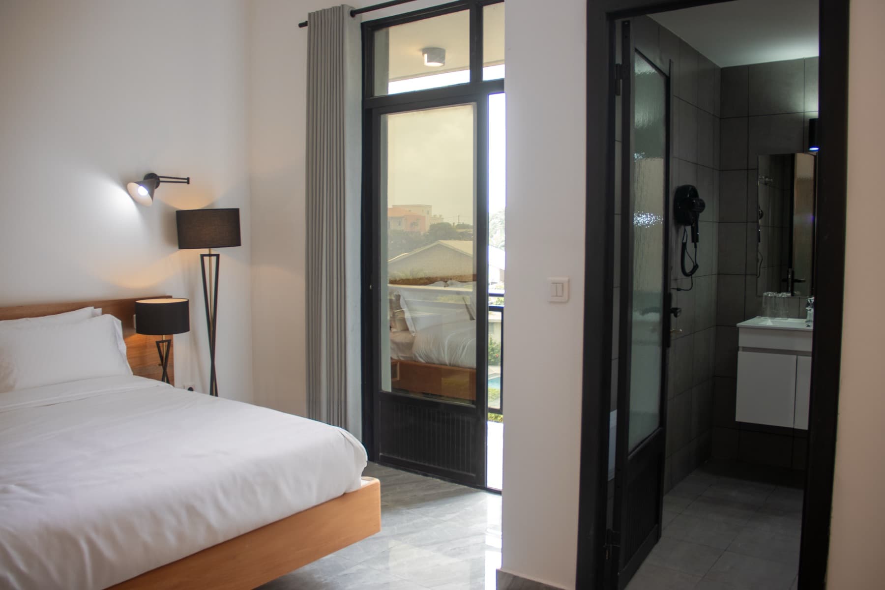 غرفة مزدوجة قياسية — Résidence Feuille, hôtel à Pointe-Noire